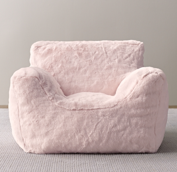 kids fur chair