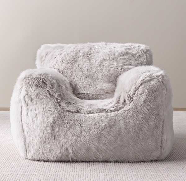 kids fur chair