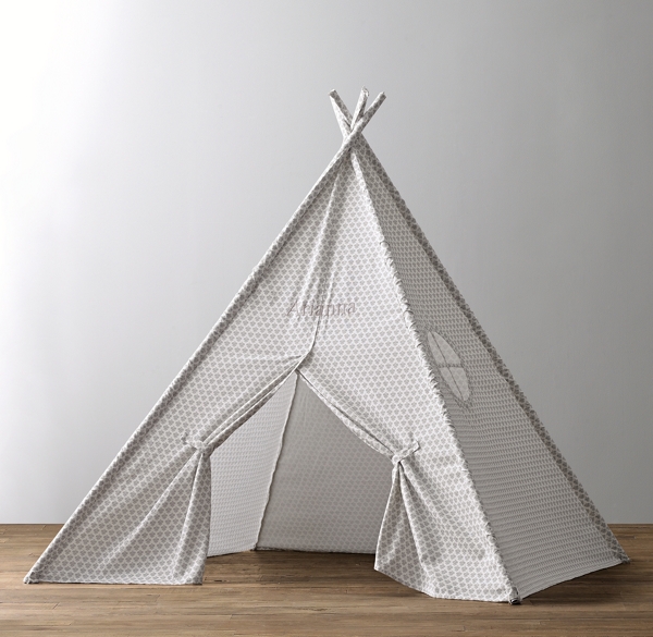 grey tipi tent