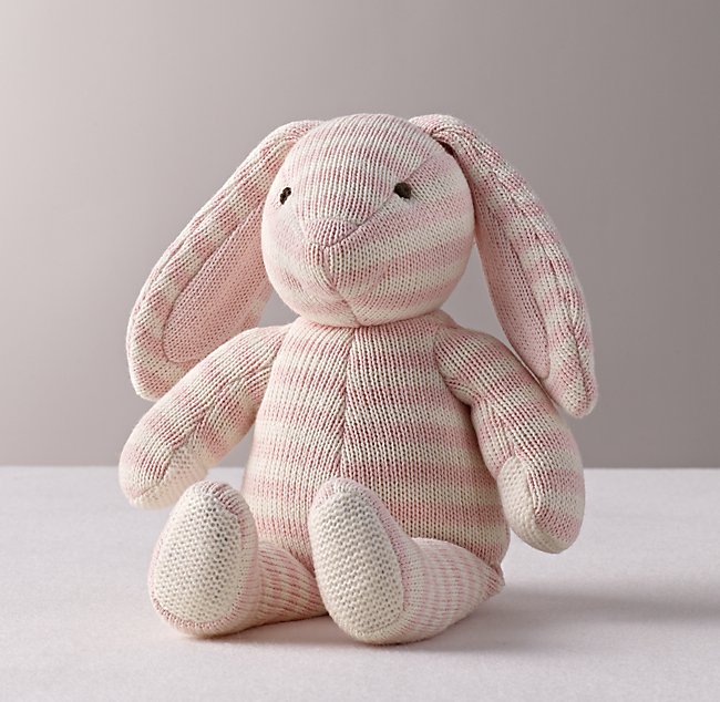 Luxe Knit Stuffed Toy - Bunny