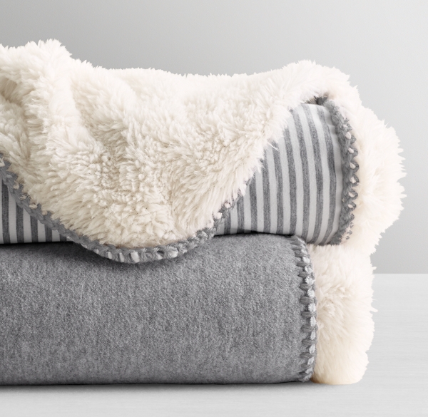 sherpa baby blankets