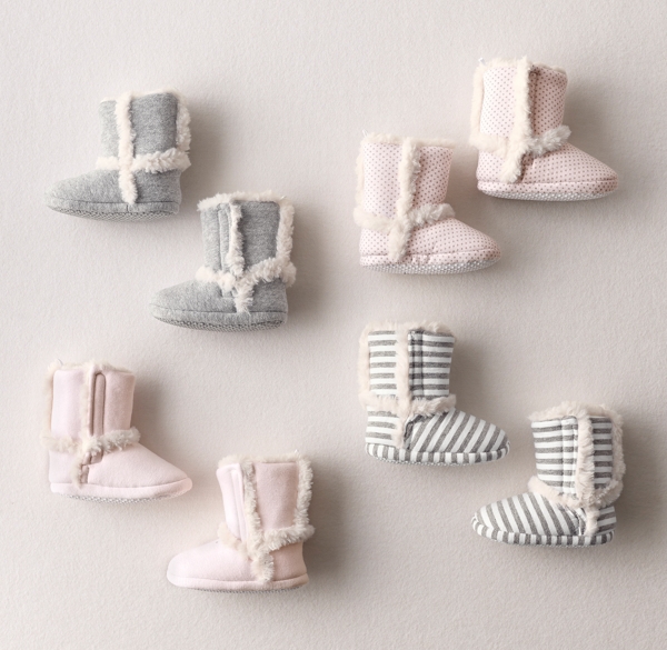 baby sherpa booties