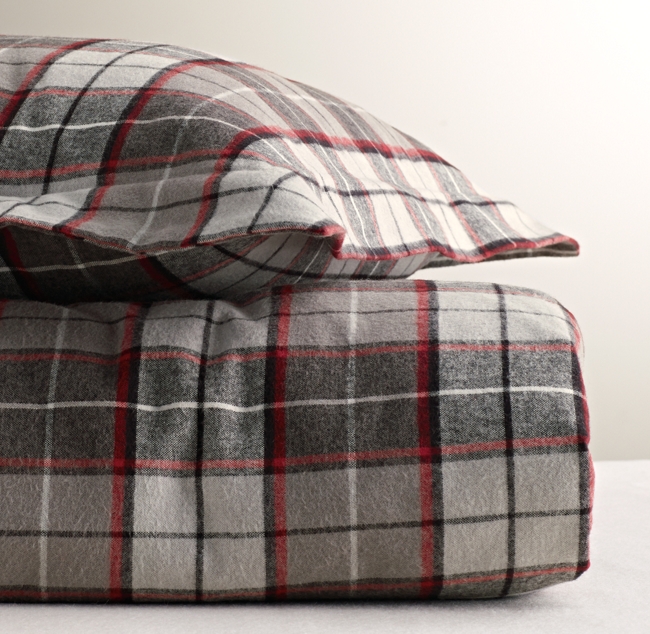 Lodge Plaid Flannel Duvet Cover