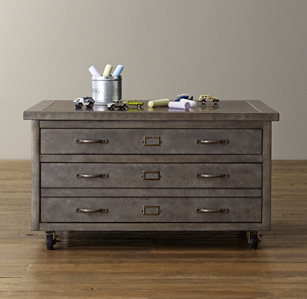 play table with drawers