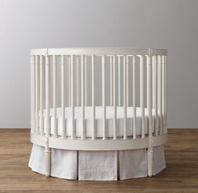 circle baby crib