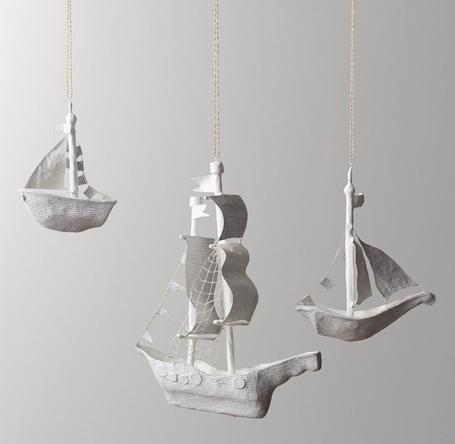 Papier Mache Sailboat