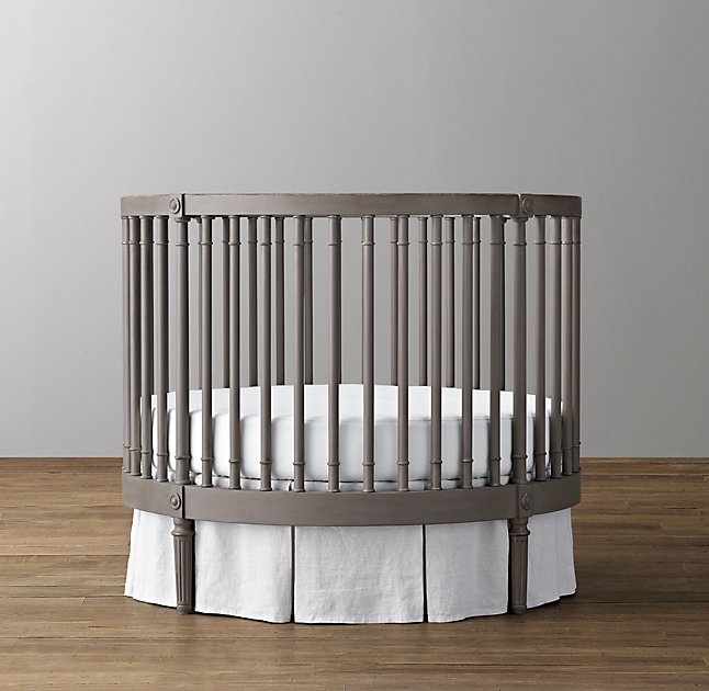 Ellery Round Crib Mattress, Modern Round Crib