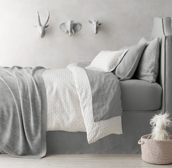 Washed Organic Linen Printed & Washed Organic Linen Bedding Collection