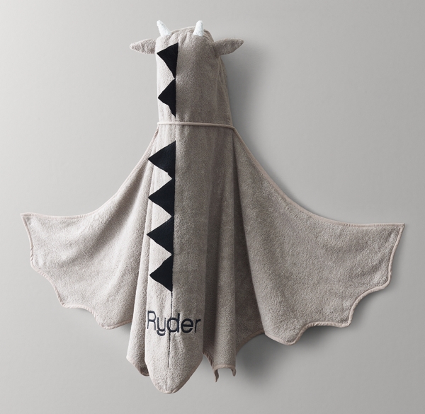 dragon hooded towel