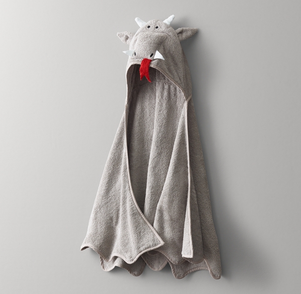 dragon hooded towel