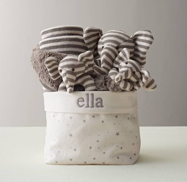 Luxe Knit Baby Gift Set Elephant