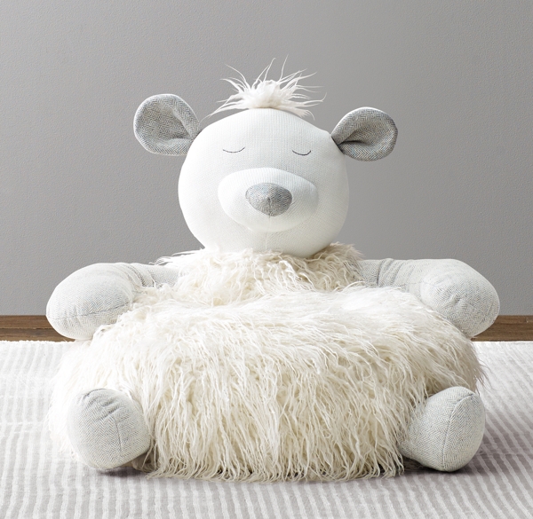 plush teddy bear chair