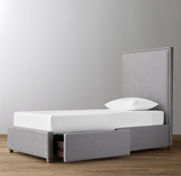 Sydney Upholstered 4Drawer Storage Bed