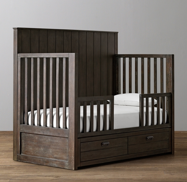 Haven Storage Conversion Crib Toddler Bed Kit