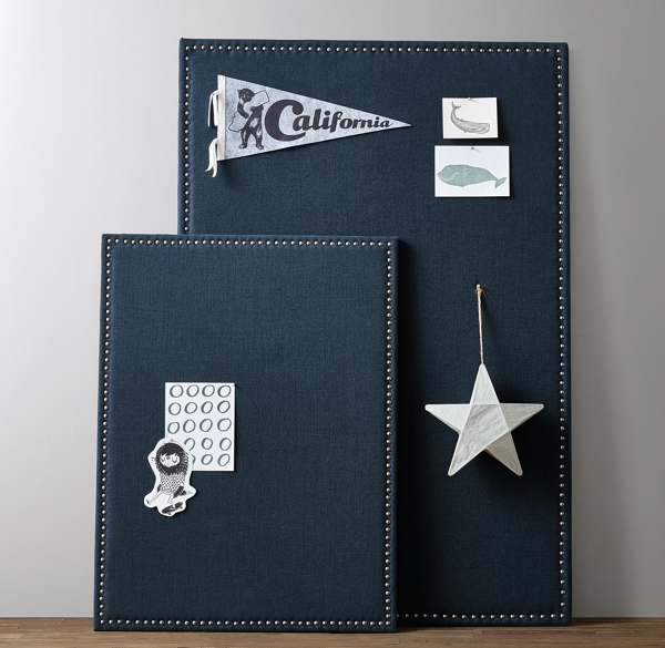Classic Tack Linen Memory Board Indigo/Pewter