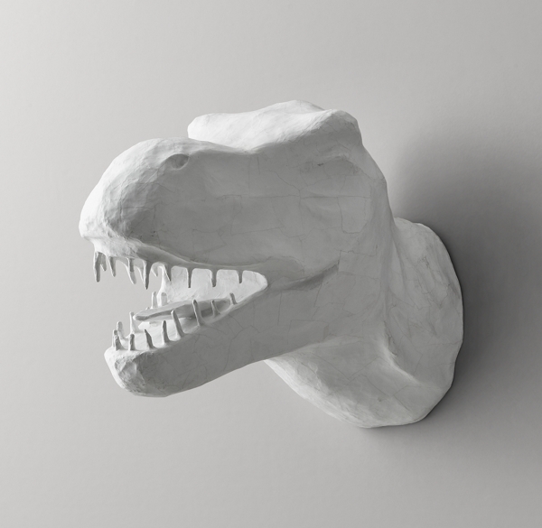 Papier-Mâché Dinosaur Head T. Rex