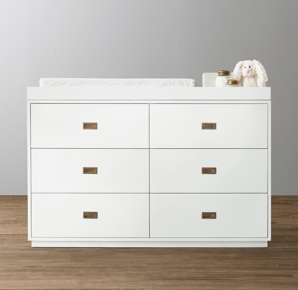 Avalon Wide Dresser & Topper Set