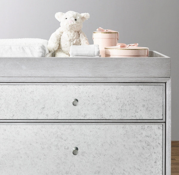 Delaney Mirrored Wide Dresser Topper