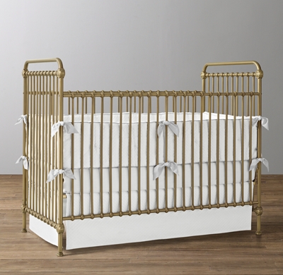 brass baby bed