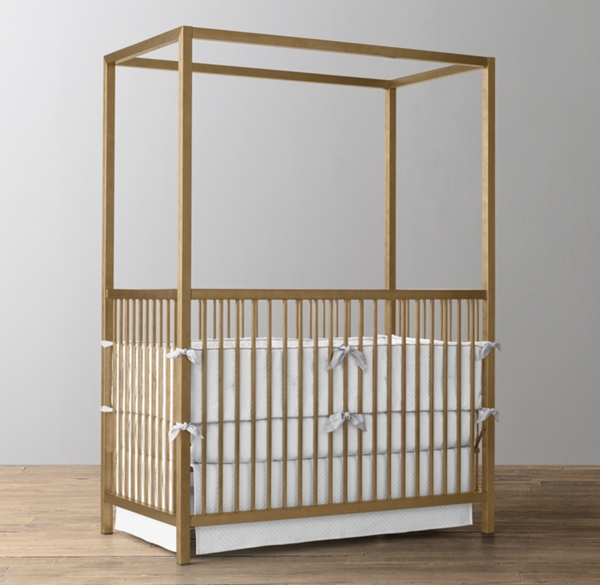 brass bassinet