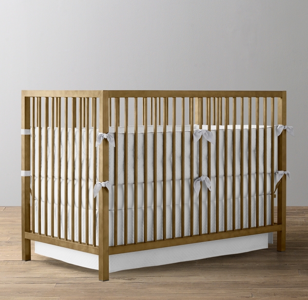 brass baby crib