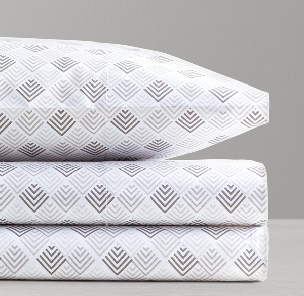 Tonal Chevron Sheet Set
