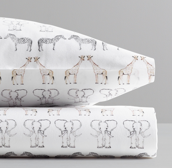 safari crib sheets