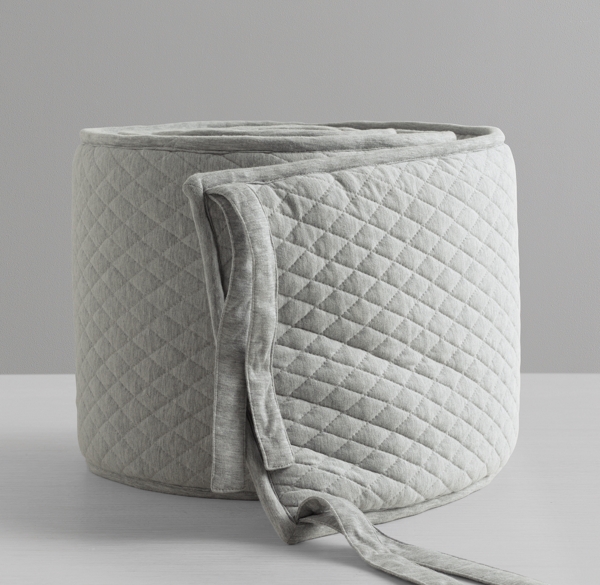 quilted crib bumper