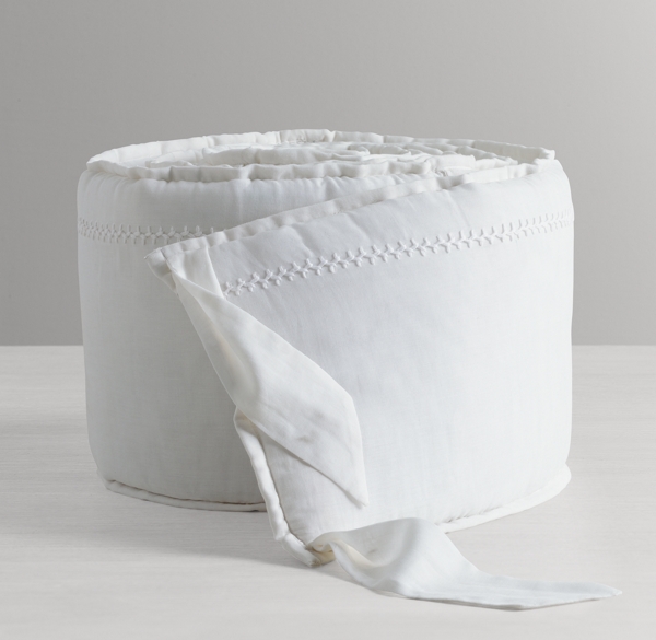 UltraFine Organic Cotton Solid Crib Bumper