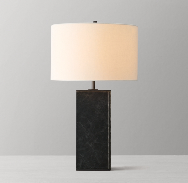 black table lamp base