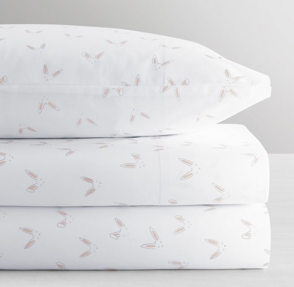 rabbit crib sheets