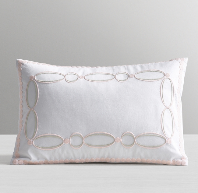 Satin Stitch Links Boudoir Sham Rh Baby Child