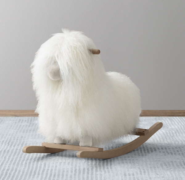 sheep rocking horse