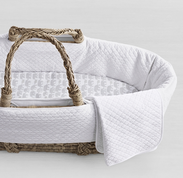 vintage moses basket