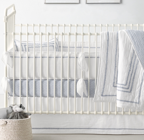 plain crib bedding