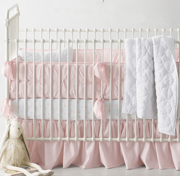 watercolor baby bedding