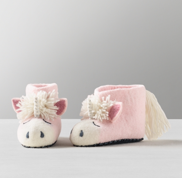 baby unicorn slippers