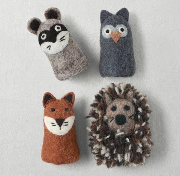 woodland stuffed animal collection