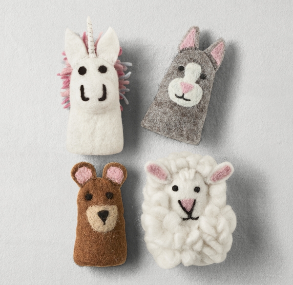 handmade finger puppets