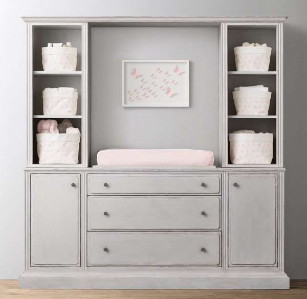 baby wall changing table