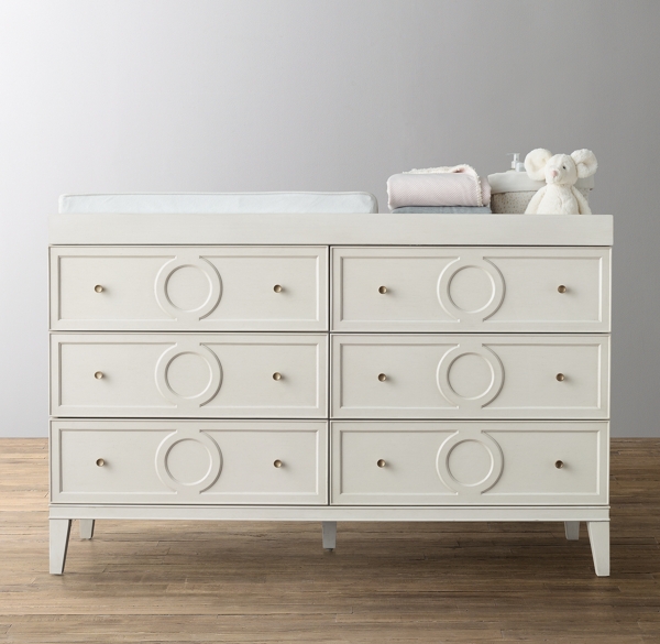 nursery dresser with topper