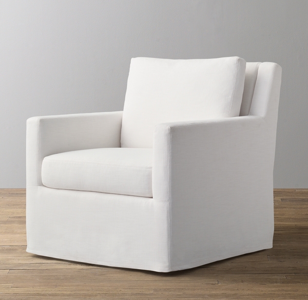 upholstered swivel glider chair