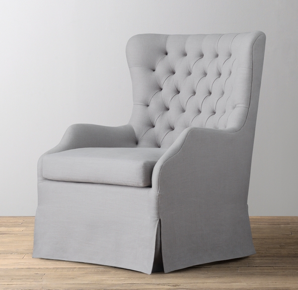 upholstered swivel glider chair