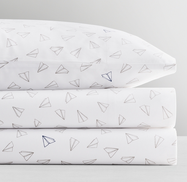 airplane fitted crib sheet