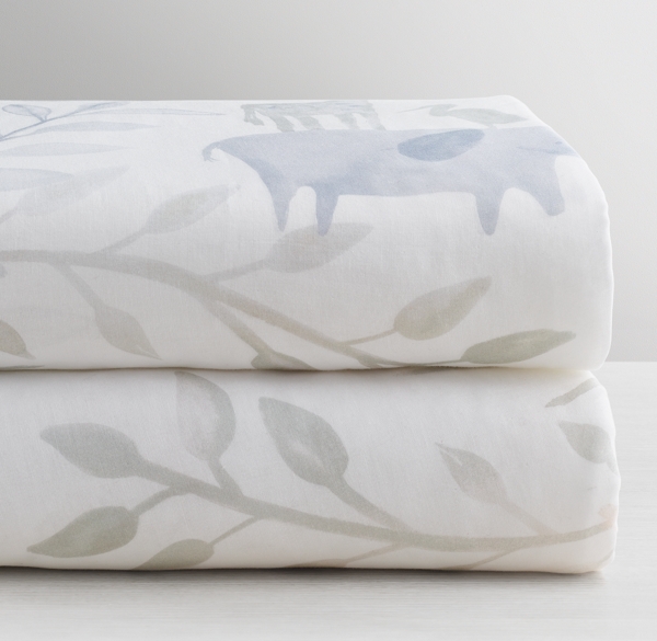 organic cotton cot bed sheets