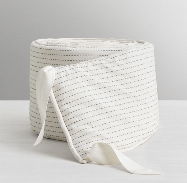 woven crib bumper