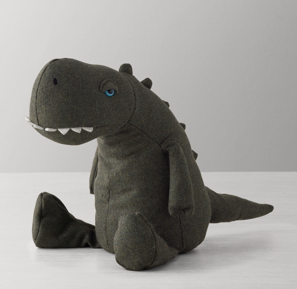 teal dino plush 16 inch