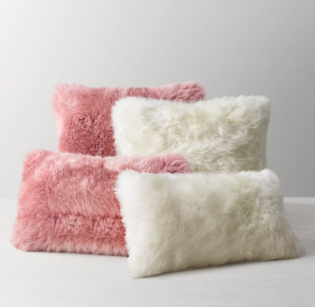 Luxe Sheepskin Pillow Cover Insert
