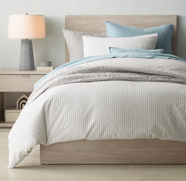 Woven Stitch Washed & Washed Cotton Gauze Bedding Collection