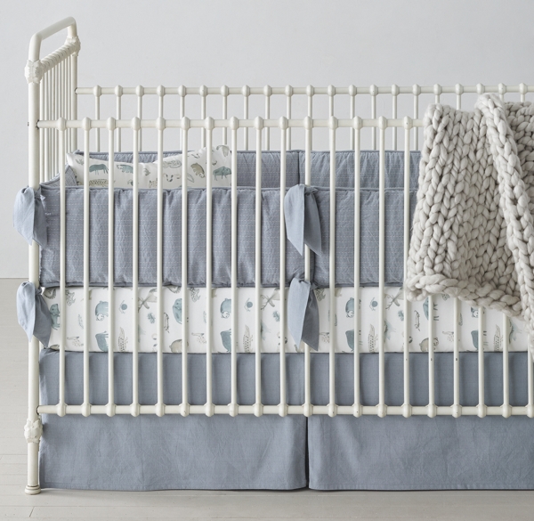 stitch nursery bedding